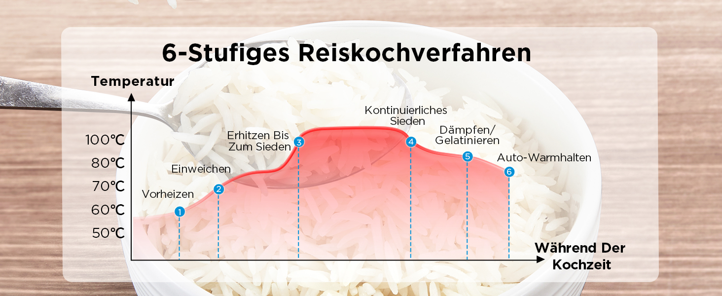 Мультиварка Midea Reiskocher 5 л: 11 програм, рисоварка, супниця, тушкувальник, пароварка, таймер, 24 год підігріву, чорний/сріблястий
