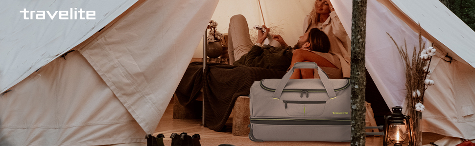 Дорожня сумка на колесах Travelite Basics Fresh L, 71 см, 89 л, чорна