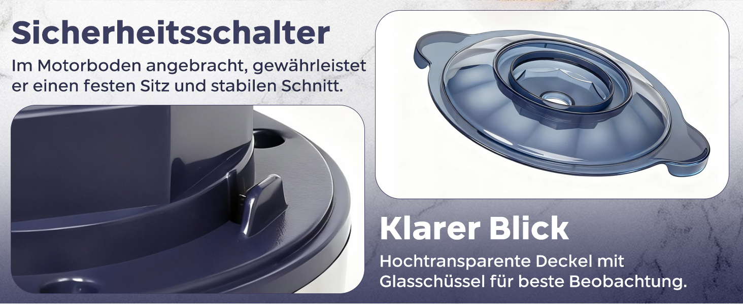 М'ясорубка електрична Bear 2л + 1.8л, подрібнювач зі скляною та нержавіючою сталлю, 600W, 2 швидкості, 4 сталеві ножі для м'яса, дитячого харчування, овочів та фруктів