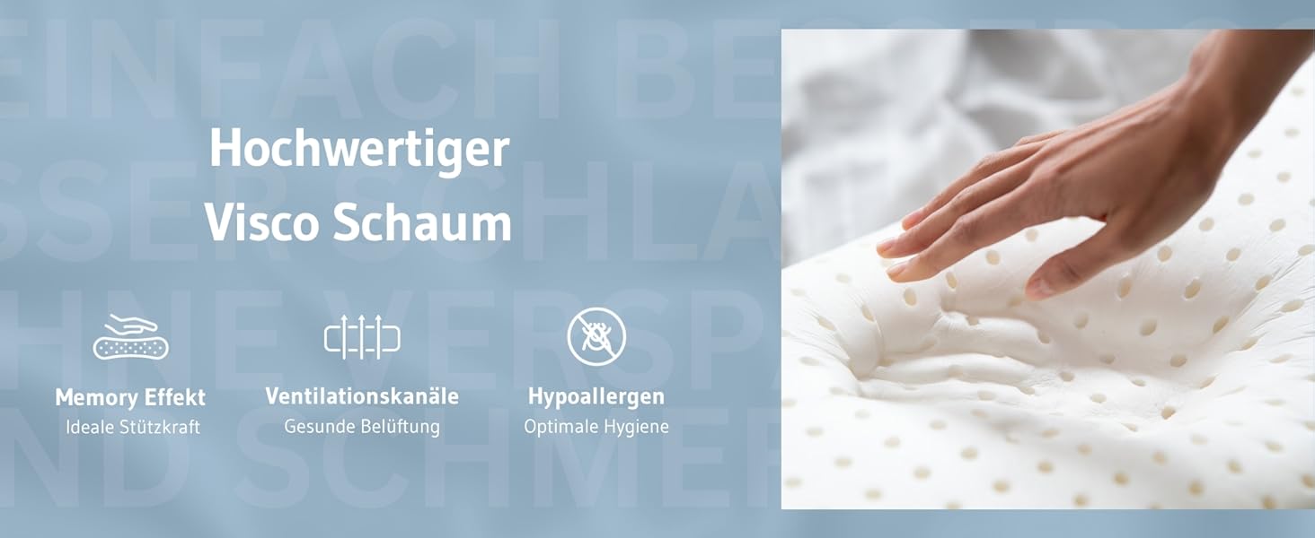 Подушка для сну на боці ACAMAR у формі метелика з терморегулюючим чохлом Thermic, біла