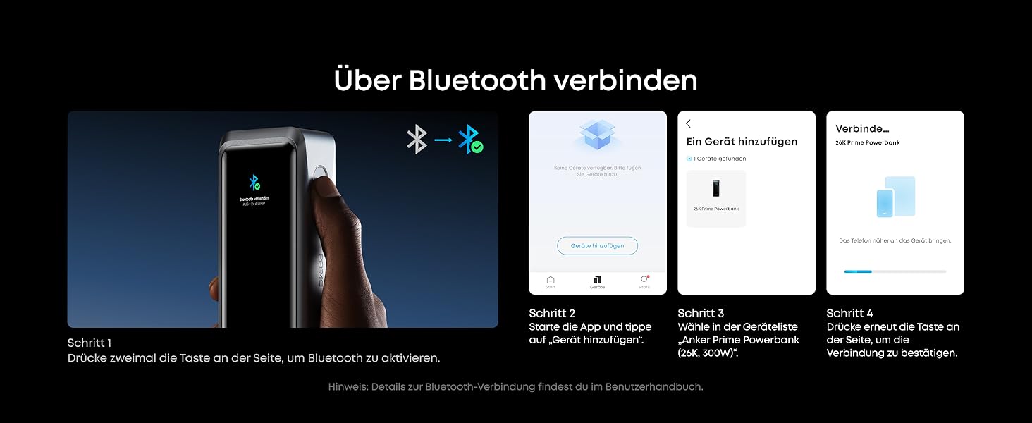 Power Bank Anker Prime 26250mAh: 3 порти, 300W, швидка зарядка, TSA-сертифікований, керування через додаток, для MacBook, iPhone та інших пристроїв