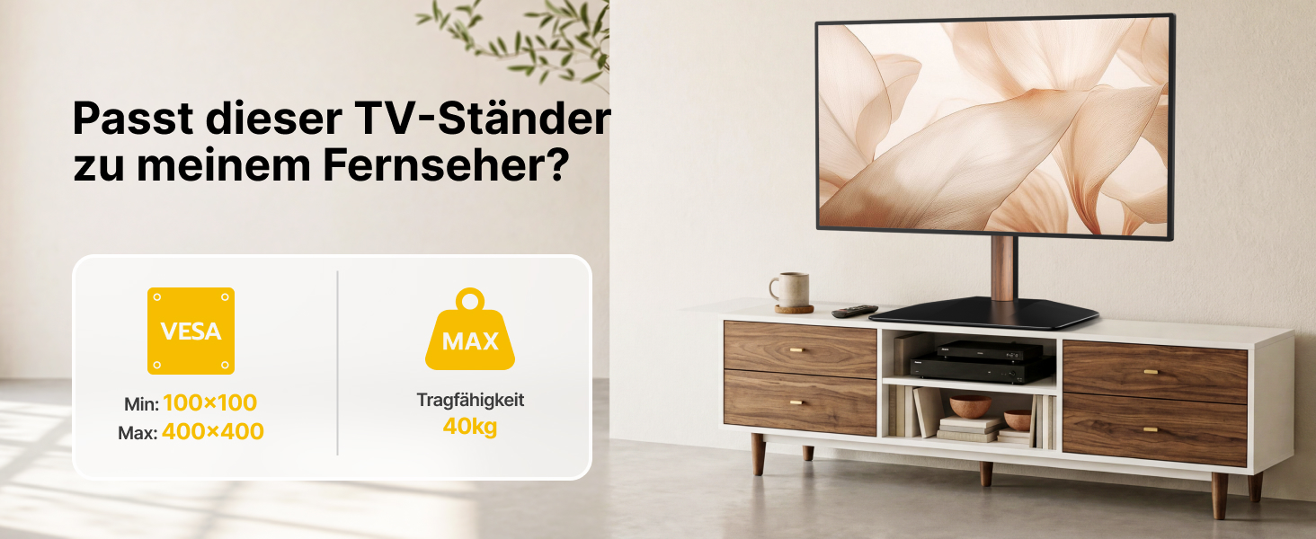 Настільна підставка для телевізора monTEK для LCD LED OLED ТВ від 32 до 65 дюймів