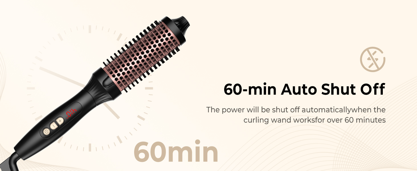 UKLISS Hairstyler 6-в-1 Airbrush: Професійний фен-щітка, стайлер для волосся 1000W (Срібно-Золотий/Рожеве Золото)
