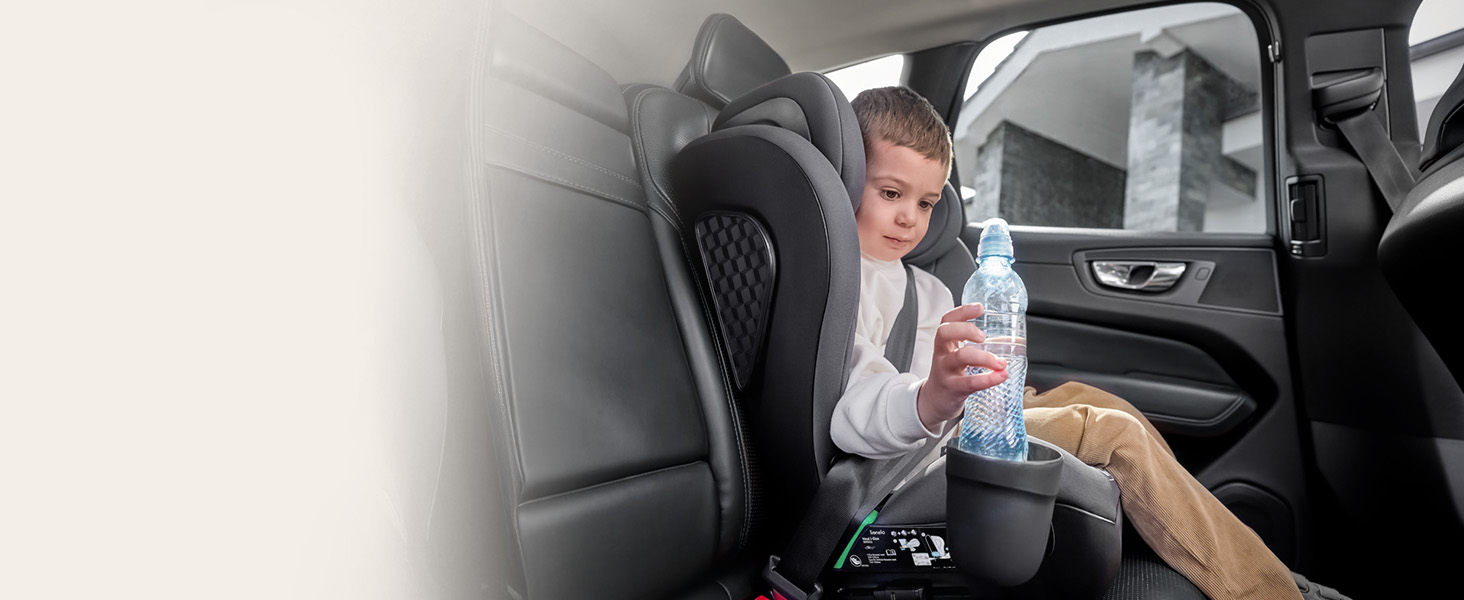 Автокрісло Lionelo NEAL I-Size, група 2/3, 100-150 см, 3-12 років, ISOFIX, регульована підголовник, бічні захисти, підлокітники, стандарт R129