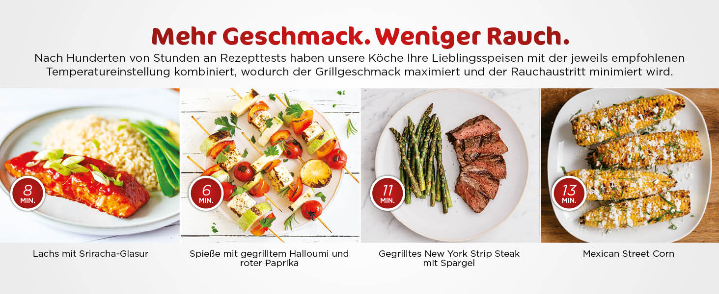 Ninja MAX 6-в-1 гриль та фритюрниця з гарячим повітрям для дому, 6 функцій приготування, об'єм 3.8 л, цифровий термометр, сірий/срібний, DG551EU