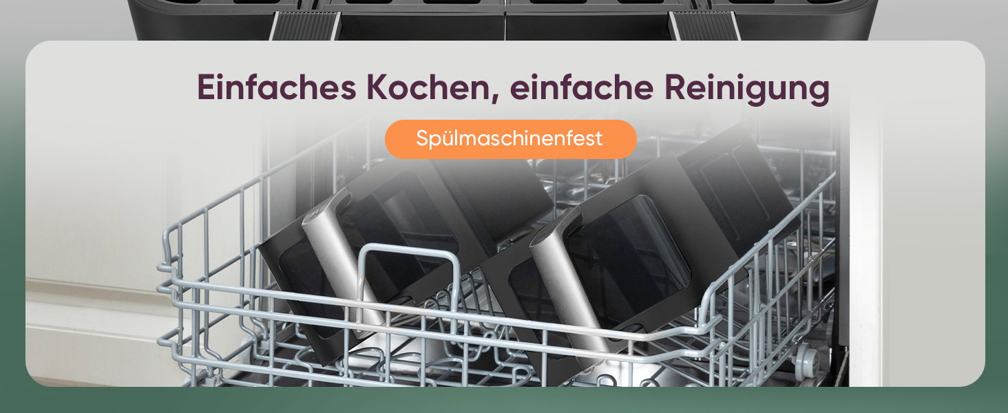 Фритюрниця без олії COSORI з 2 камерами, 8,5л, з вікном, сталевий внутрішній корпус