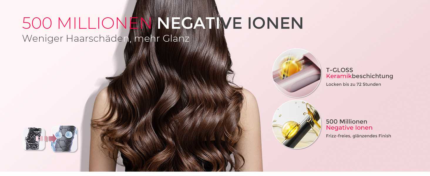 Автоматичний локон TYMO CURLPRO - локон для створення хвиль, діаметр 25 мм, 3 температурні режими, захист від перегріву