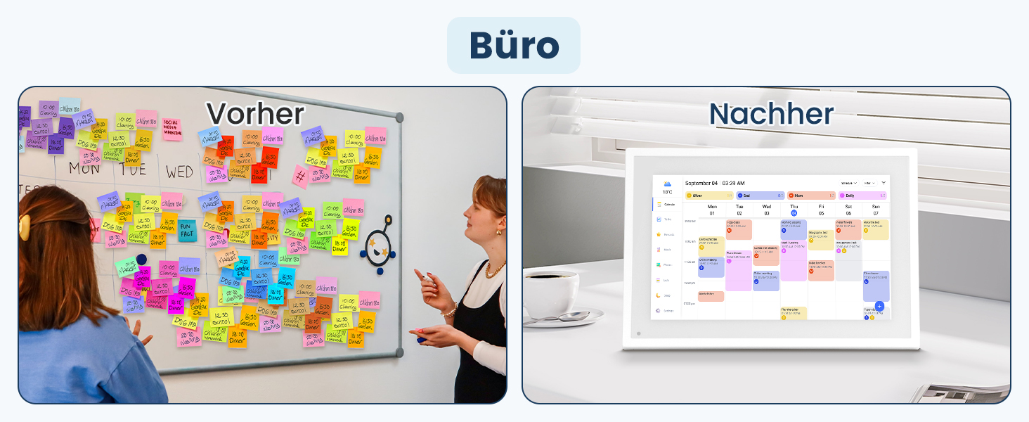 Цифрова фоторамка Frameo 10.1 дюймів WLAN, Full HD IPS сенсорний екран 1280x800, 32ГБ пам'ять, автоматичний поворот, можливість монтажу на стіну, керування через додаток Frameo (Білий)