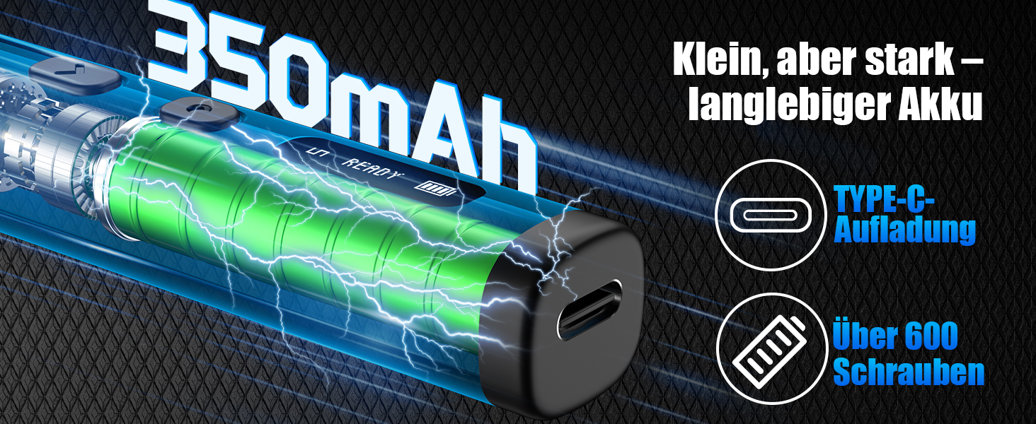 Набір викруток WADEO Mini Elektro 82 в 1 з магнітним прецизійним інструментом, 5 режимів крутного моменту, 4 LED-підсвічування, для ремонту iPhone, телефонів, ноутбуків, окулярів, годинників (сіро-зелений, циліндричний кейс)