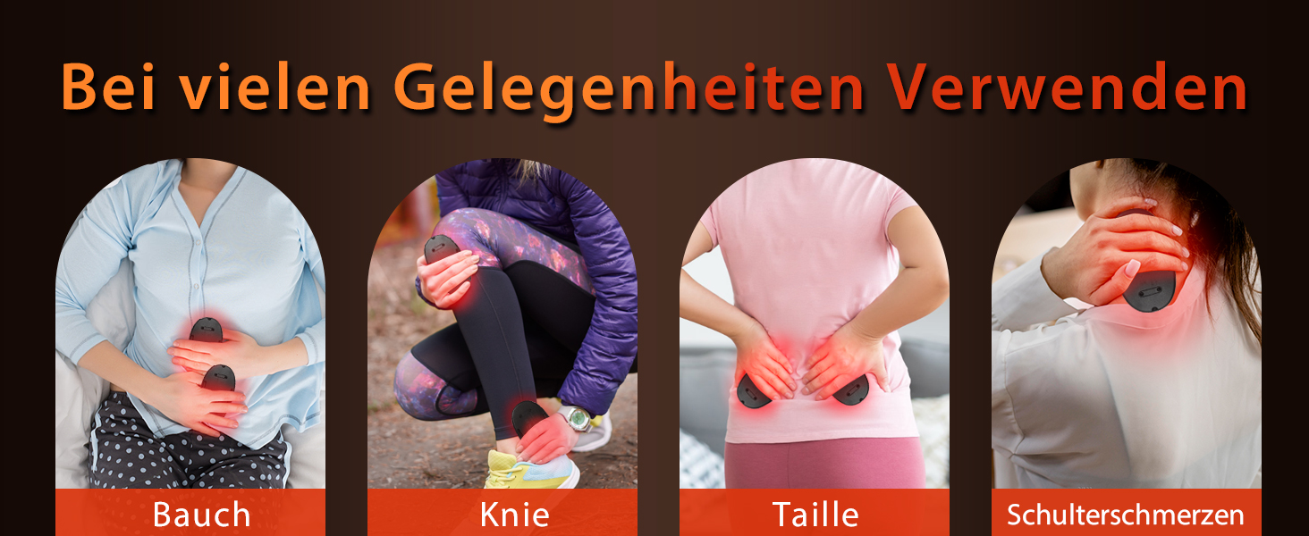 Електричні грілки для рук VTHW, набір 2 шт. - 20 годин тепла, USB, 3 температурні режими, для спорту та Raynaud's, помаранчевий