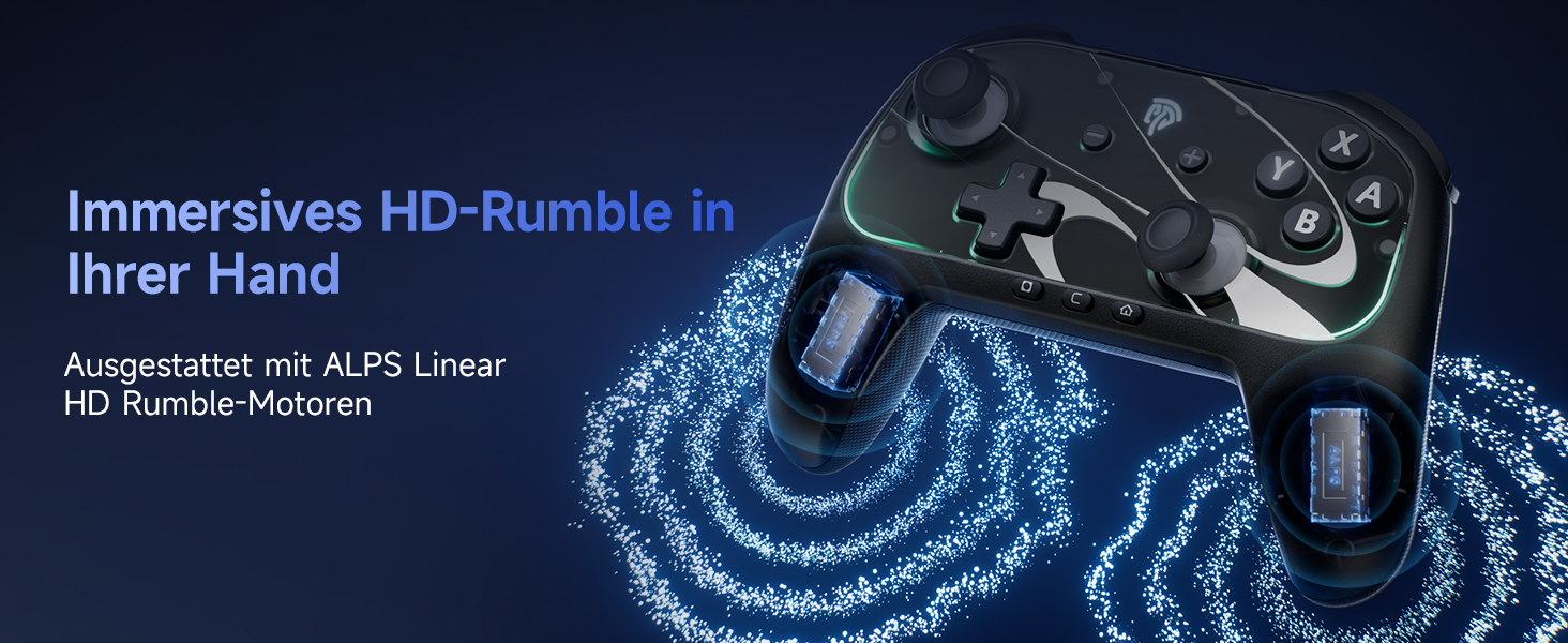 Контролер EasySMX S10 для Switch 2: Wake-up, Joystick, NFC, 1200mAh, знімний D-Pad, магнітні панелі, чорний