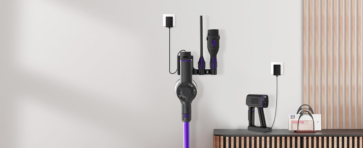 Бездротовий пилосос Vexilar Akku: 60 хв роботи, 45 kPa, 550 Вт, 6-в-1, LED дисплей, для дому та авто, видаляє шерсть тварин