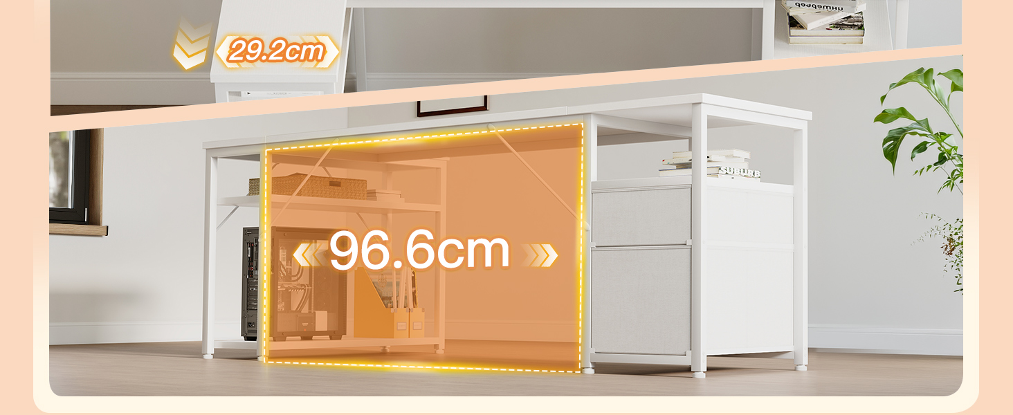 Кутовий письмовий стіл Coleshome з 2 шухлядами та полицею, 140x80 см, з розеткою, білий. Ігровий стіл для дому та офісу, 160x80 см