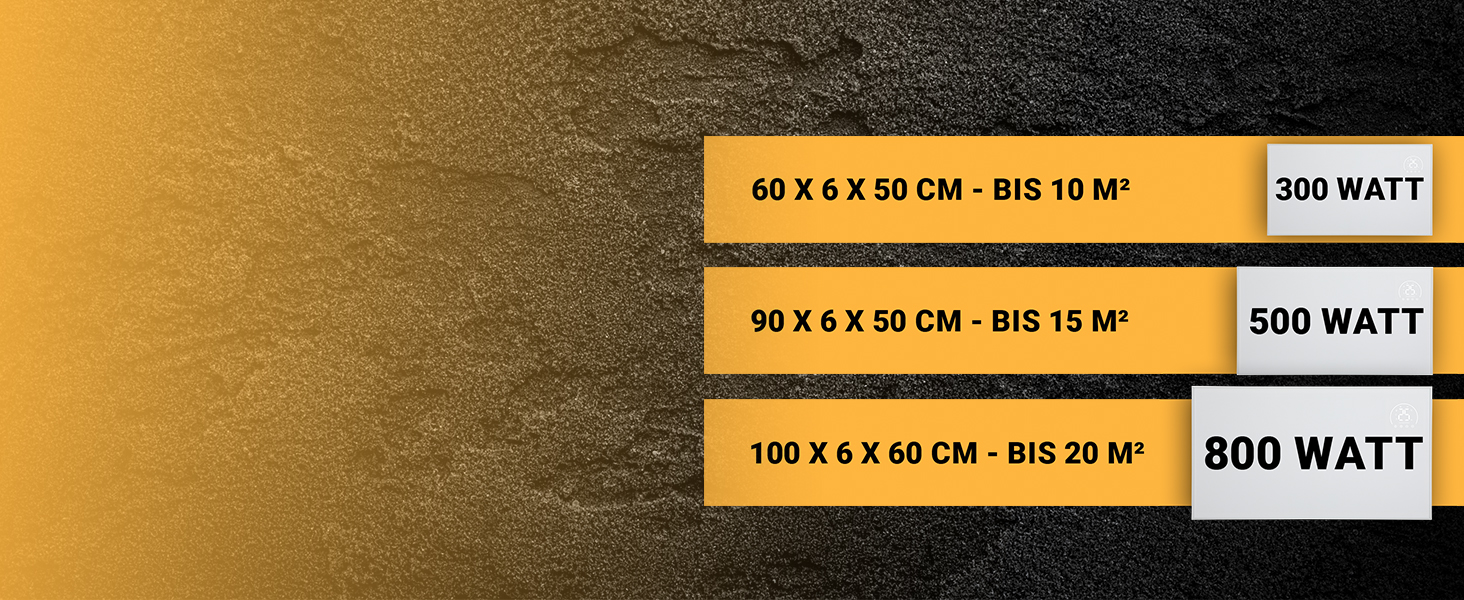 Інфрачервовий обігрівач Heidenfeld HF-HP140 | 300 Вт | 10 м² | 3-в-1: Керування через додаток, пульт, сенсорна панель | Модель HF-HP140