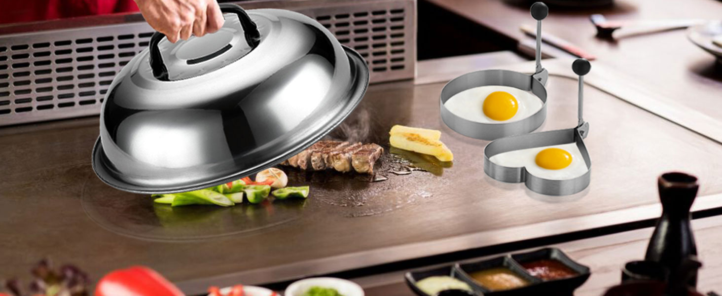 Набір аксесуарів для гриля та планки Grilljoy з нержавіючої сталі, 28 предметів, для бургерів та барбекю, чорний