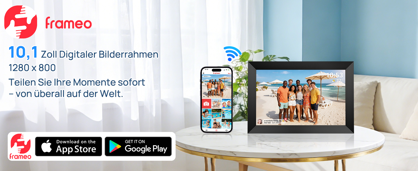 Цифрова фоторамка Frameo 10.1