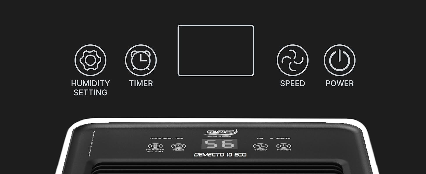 Вологопоглинач Comedes Demecto 10 Eco для дому та підвалу (25л/24г)