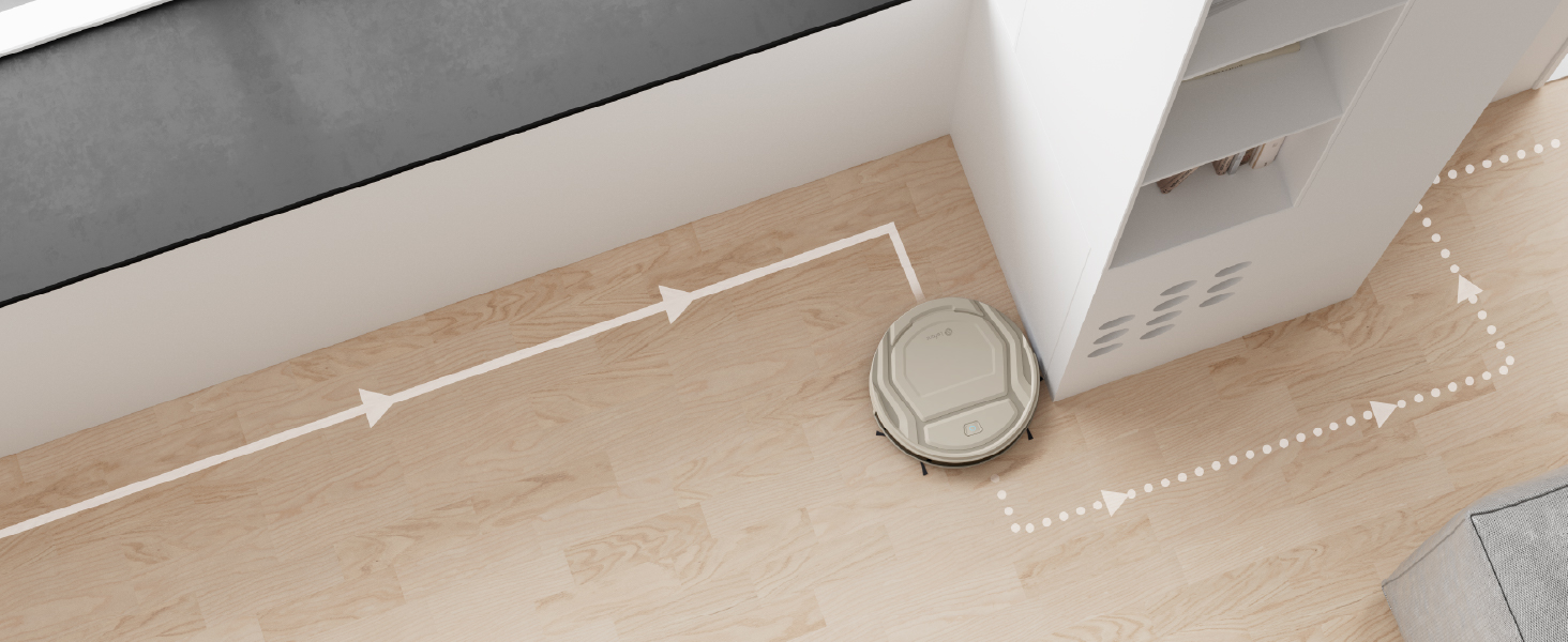 Робот-пилосос LEFANT M210P: потужність 2200 Pa, тиха робота 55dB, Wi-Fi, Bluetooth, Alexa, керування через додаток, час роботи 120 хвилин, для шерсті тварин та твердих поверхонь. Модель M210C