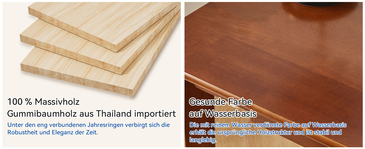 Дерев'яний письмовий стіл з шухлядою та вішалкою, 100x50x75 см, YD-WD01N, Рустикальний коричневий