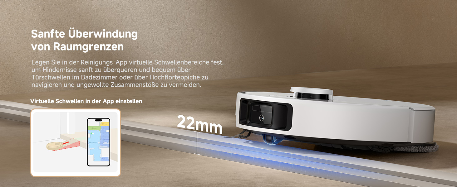 Робот-пилосос Mova P50 Ultra з мокрою прибиранням, 19000 Па, гаряча вода, самоочищення, LDS-навігація, RGB AI, LED-датчики, автоматичне спорожнення та поповнення