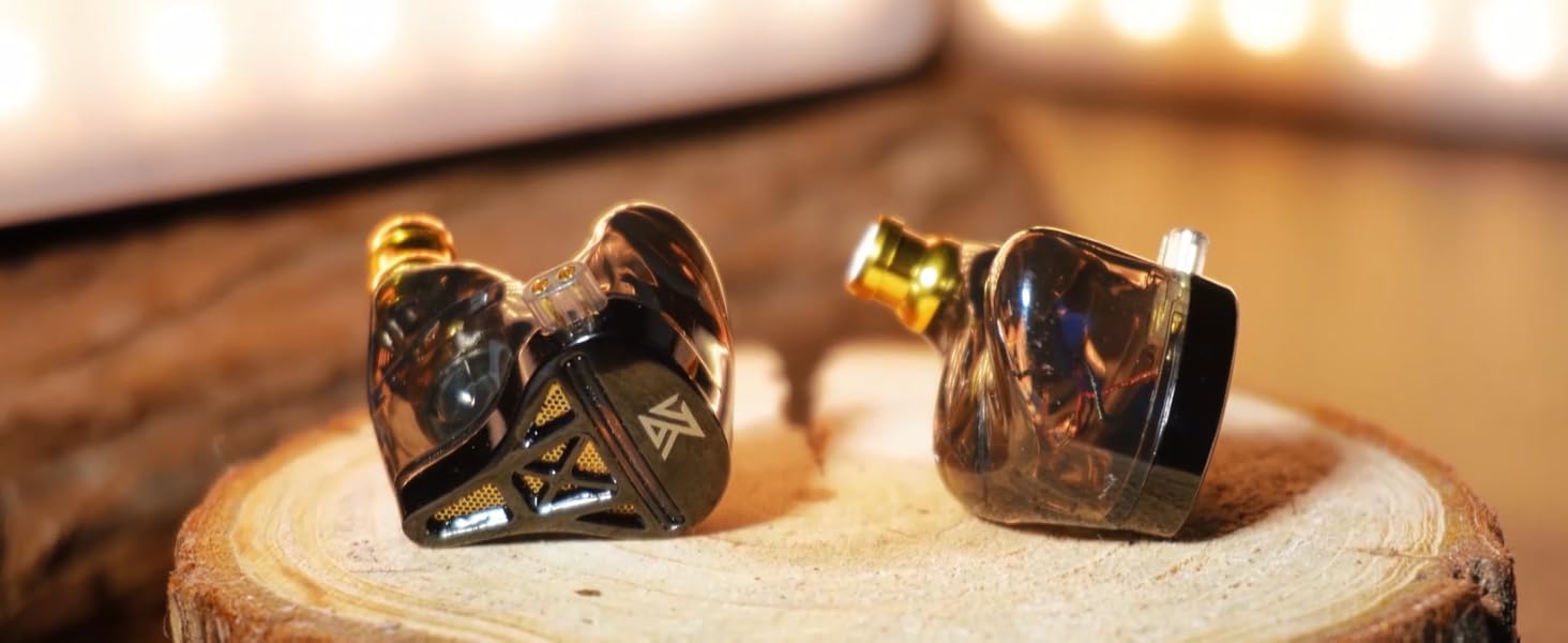 Вушний монітор keephifi KZ Castor IEM 2DD, дротовий HiFi, Bass Edition, 2-pin, Чорний