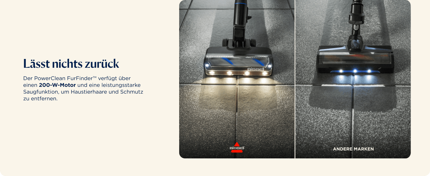 Акумуляторний пилосос Bissell PowerClean FurGuard для шерсті тварин з HEPA-фільтром, 2500 mAh, 50 хв роботи