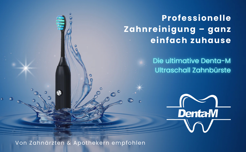 Електрична звукова зубна щітка з 5 режимами та акумулятором на 120 днів – ультразвукова щітка зі Smart-насадкою, чорний колір