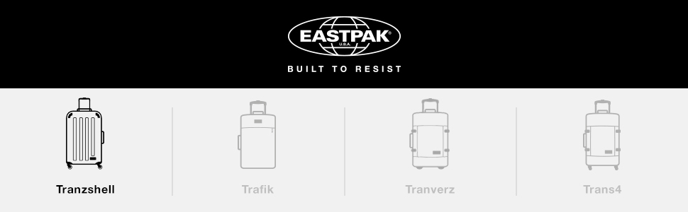 Валіза Eastpak TRANZSHELL M, 67x42x24 см, 56л - Чорна