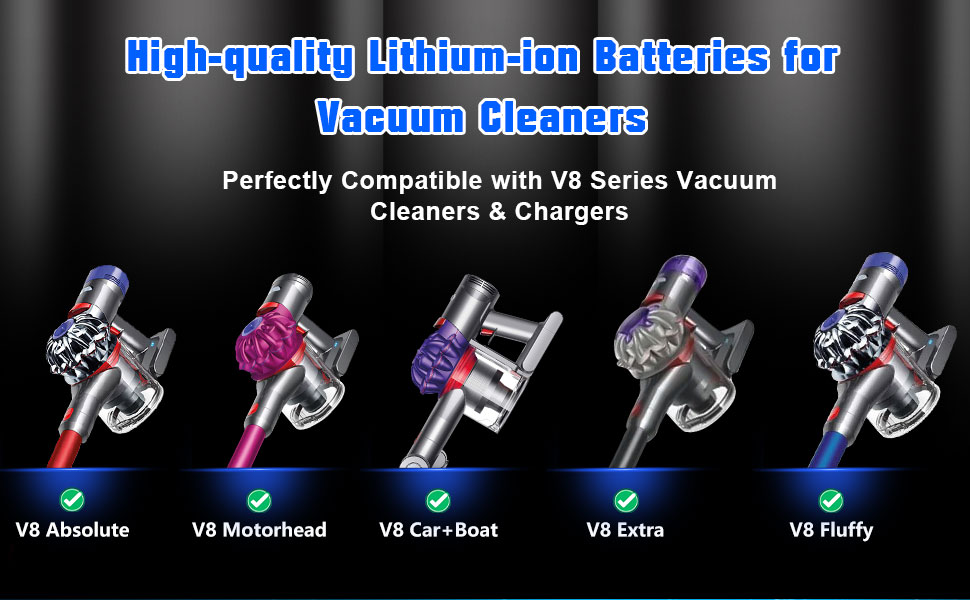 Акумулятор Dyson V7/SV11 (замінний) з LED дисплеєм + 2 фільтри, викрутка, гвинти, блокування кнопки | Оригінал