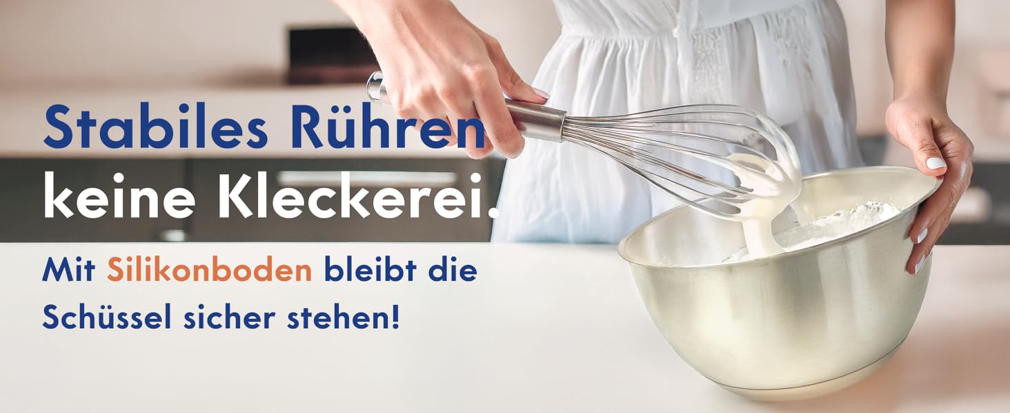 Набір мисок Ziruma з кришками - 5 шт. з нержавіючої сталі, без пластику, скляні кришки, для кухні, 0.9-4.3L