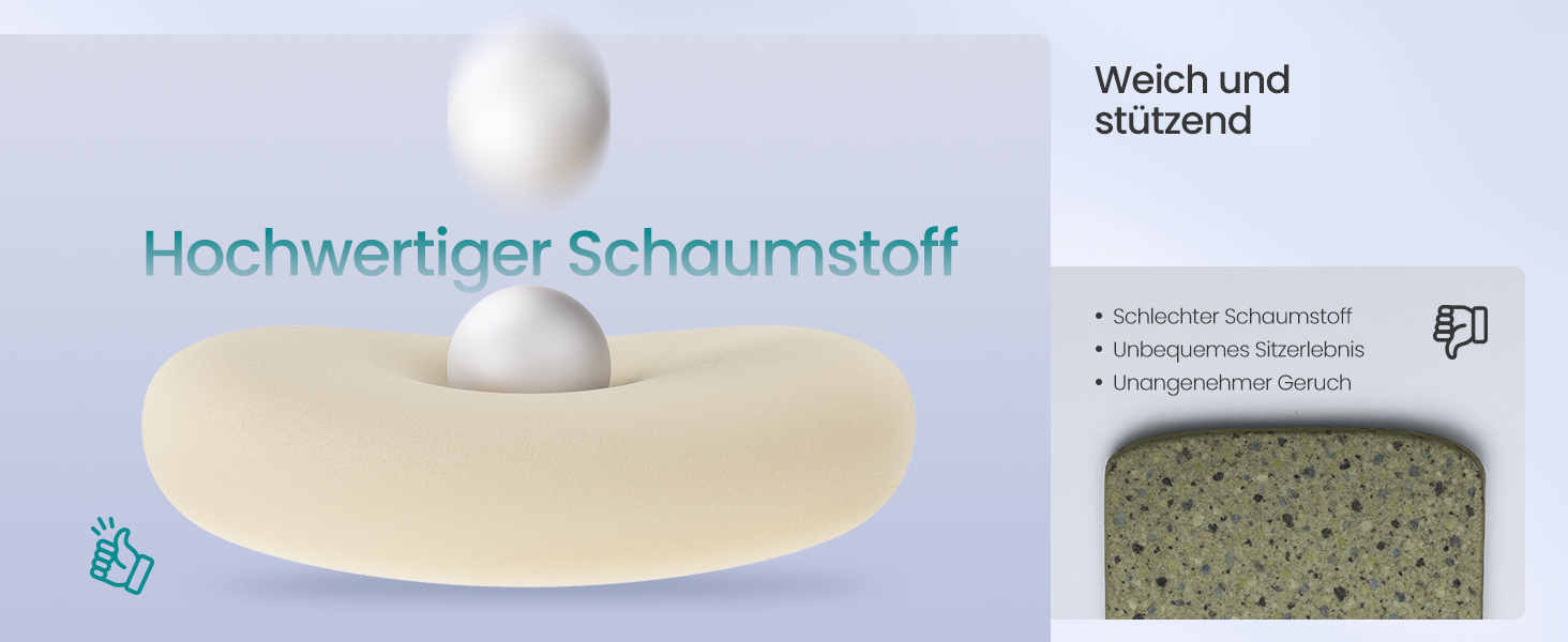 Офісний стіл SONGMICS, ергономічний комп'ютерний стілець з регульованою поперековою та підголовником, до 150 кг, регульована висота, OBN066GD01 (пісочний беж)