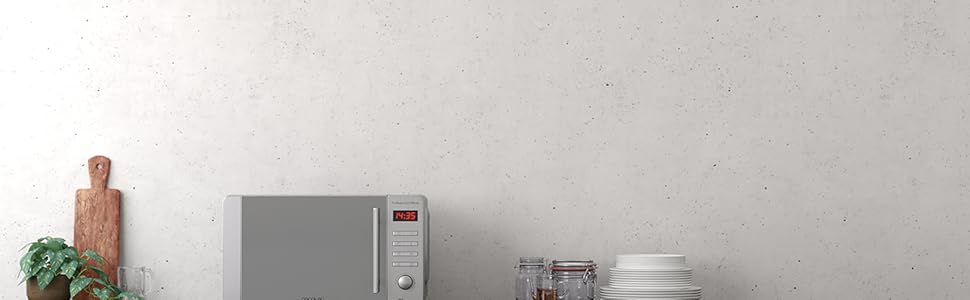 Мікрохвильова піч Cecotec Pro Clean 5020 Mirror 20л, 700 Вт, нержавіюча сталь, LCD дисплей, 8 програм, 3D Wave, функція Ready 2 Clean