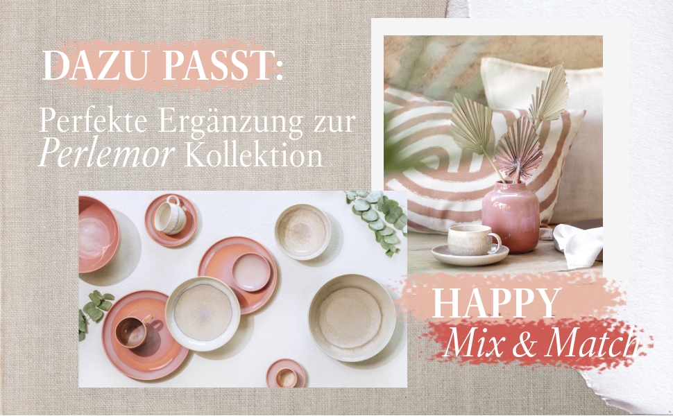 Ваза для квітів Villeroy & Boch Perlemor Coral Drop 14,5x14,5x13 см коралова