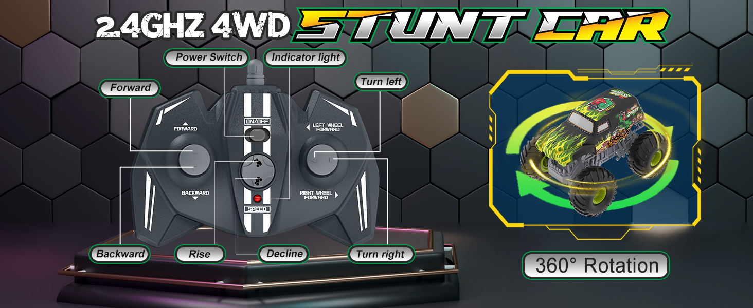 RC Автомобіль Feimuosi 1:18 позашляховик, 2.4GHz, 2 акумулятори, 20 км/год, світлодіоди, армійський зелений - іграшка для дітей та дорослих