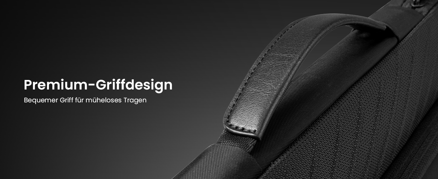 Сумка для ноутбука tomtoc 360° Business для MacBook Air M5 та MacBook Pro 13 дюймів, чорна, преміум-якість