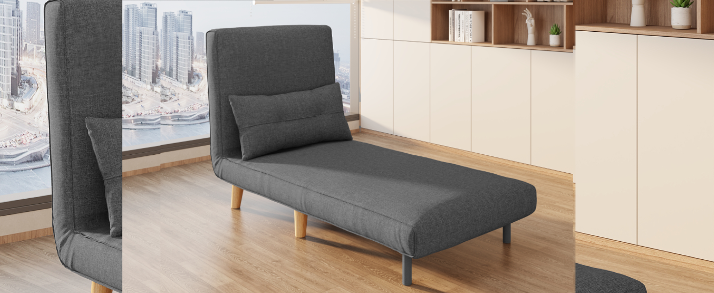 Розкладний крісло-реклайнер Bealife Relaxsessel: для відпочинку, спальні або вітальні (темно-сірий)
