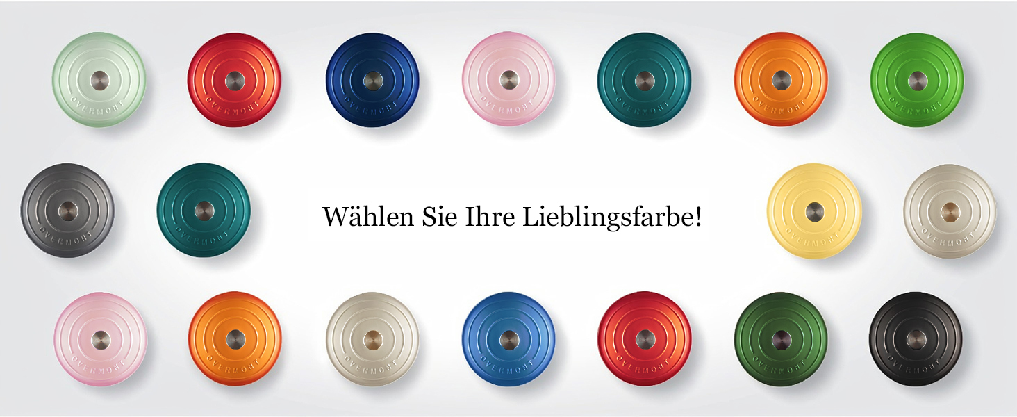 Чавунна казан-каструля Overmont з емалевим покриттям, 26 см, 5.2 л, індиго-синя — універсальний сотейник з кришкою для запікання та тушкування, підходить для духовки