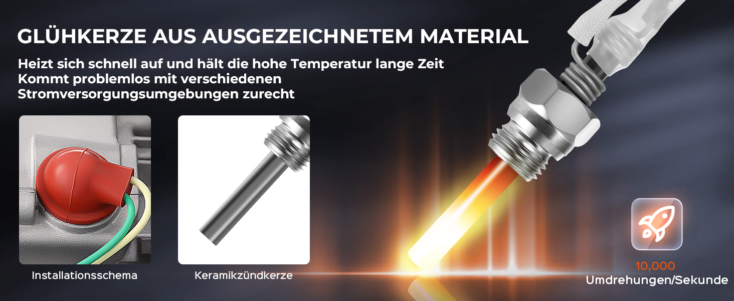 Дизельний обігрівач 8kW, 12V/24V з пультом керування та додатком, для авто, RV, човнів, вантажівок, з LCD-дисплеєм та шумопоглиначем
