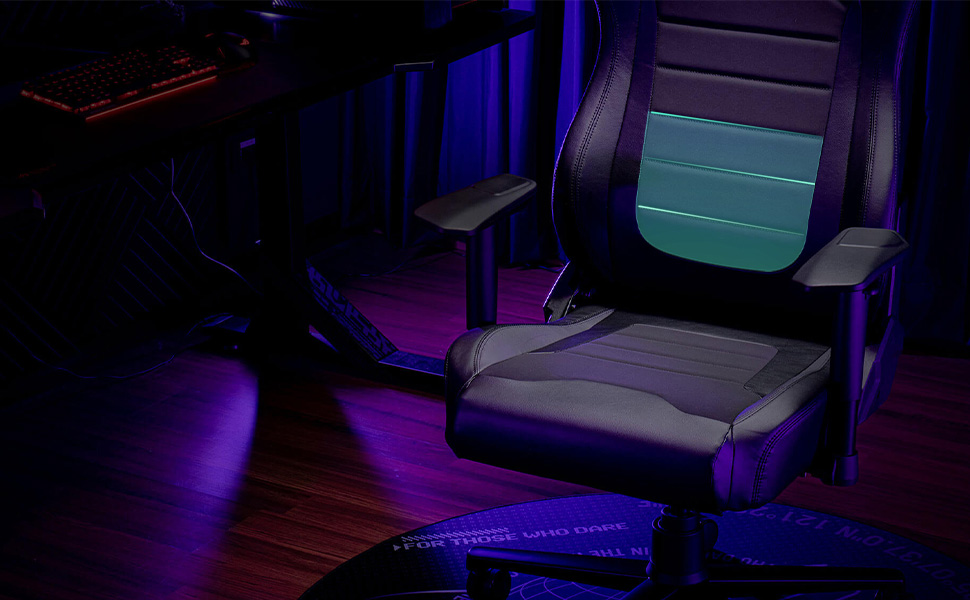 Ігровий крісло ASUS ROG Aethon (чорний, ергономічний, сталевий каркас, підтримка попереку)