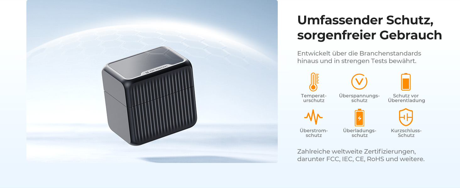 Набір акумуляторів K&F CONCEPT AAA, перезарядні літієві батарейки AAA