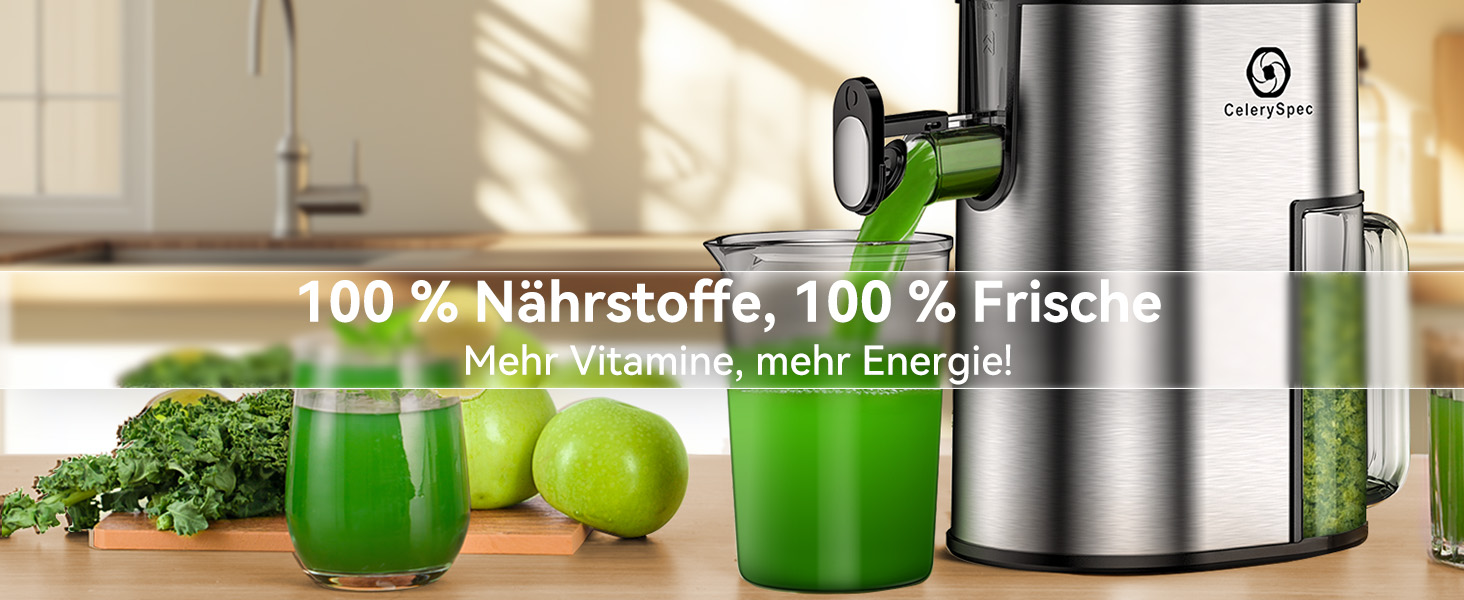 Шовковий відцентровий соковичавник - переможець тесту, для цілих овочів та фруктів, 130 мм завантажувальний отвір, 1.8л, BPA-free, 250W, функція зворотного ходу, легке очищення, нержавіюча сталь, чорний