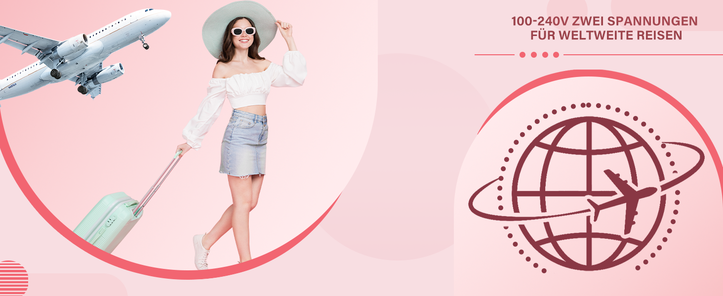 Набір для завивки та випрямлення волосся BESTOPE MIX 5-в-1 з 5 насадками, 10-32 мм, швидкий нагрів, регульована температура (золотий)