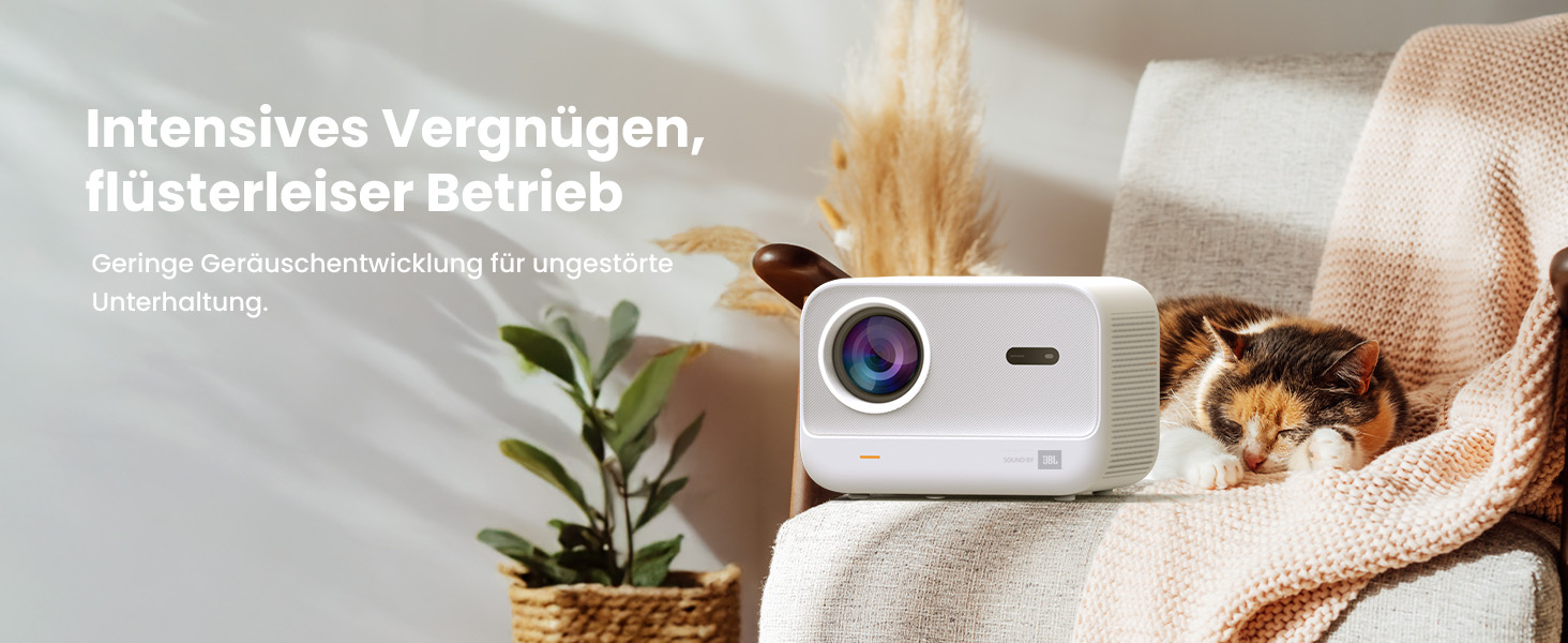 Відеопроектор Yaber L2s з нативним 1080P, автофокусом та WiFi 6/Bluetooth 5.1 для дому та мобільного перегляду