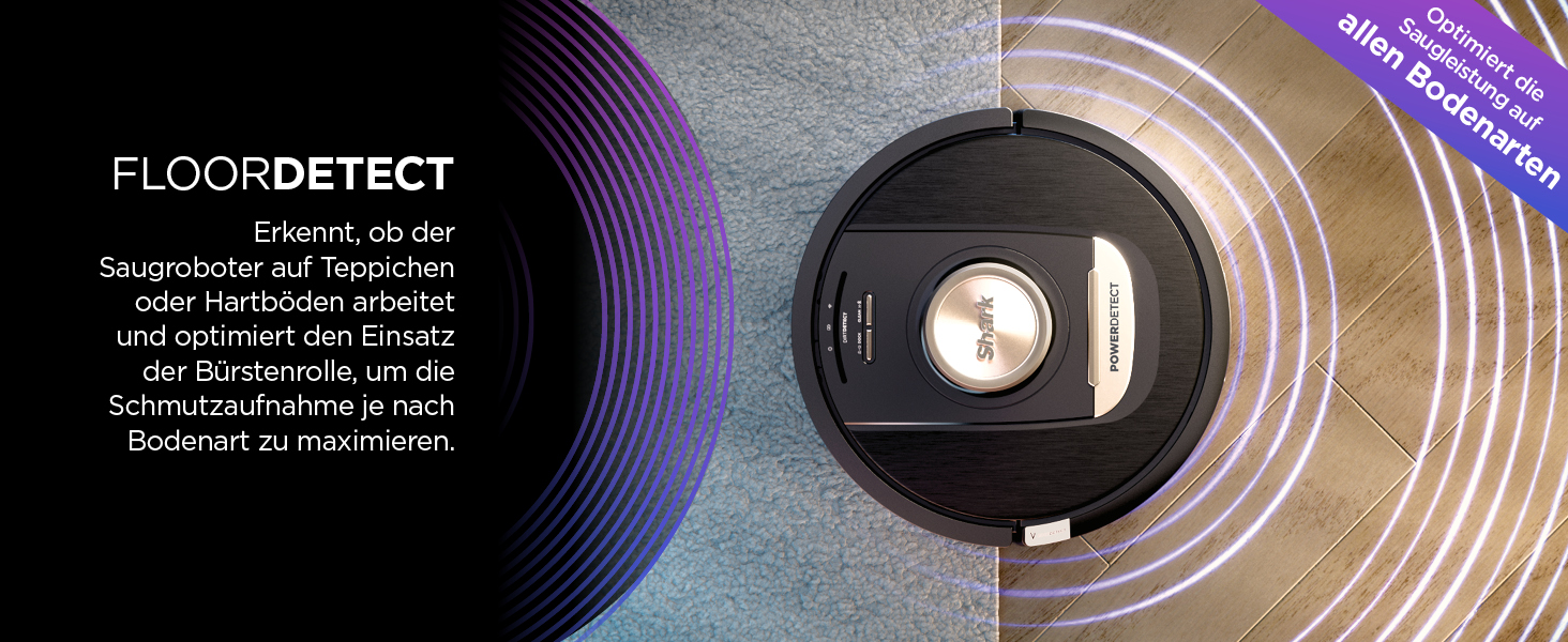 Робот-пилосос Shark PowerDetect 2-в-1 з функцією миття, самостійне очищення на 60 днів, LiDAR-навігація, NeverStuck, керування через додаток, RV2800ZEEU, чорний