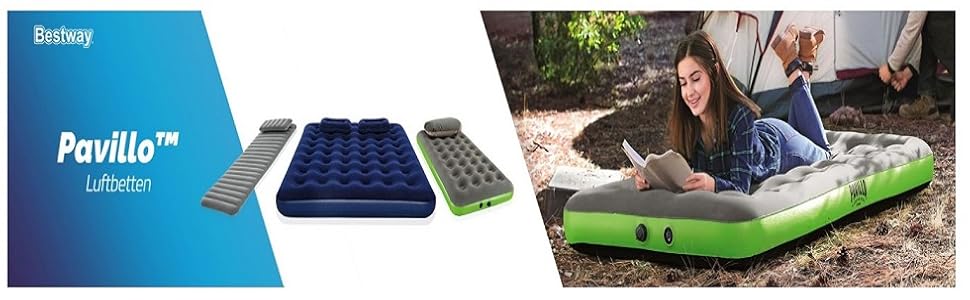 Надувний матрац Bestway Aeroluxe з вбудованим електронасосом, Queensize 203x152x46 см