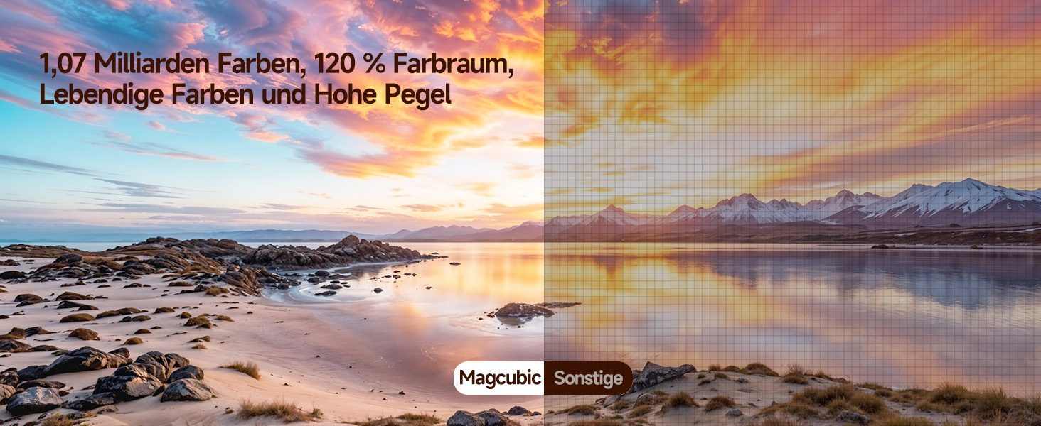 Magcubic HY300max Міні проектор 4K/8K з Android 14, WiFi 6, Bluetooth 5.4, Автофокус, для домашнього кінотеатру, білий