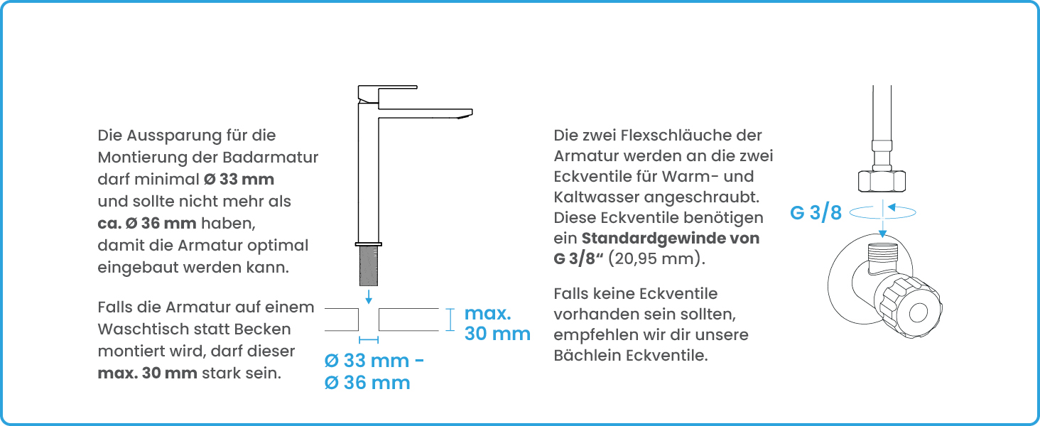 Змішувач для ванної кімнати Bächlein Imatra чорного матового кольору, однорідний, сучасний дизайн