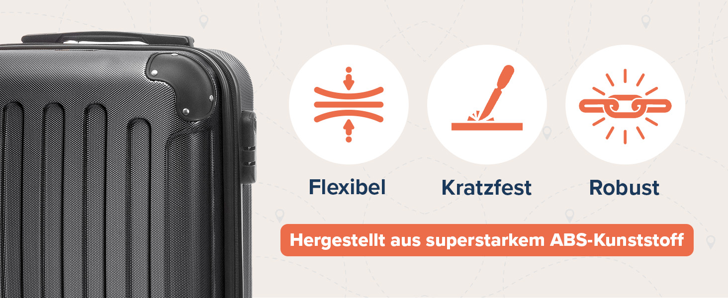 Набір валіз TRVLMORE: 2 валізи (ручна поклажа), чорний колір