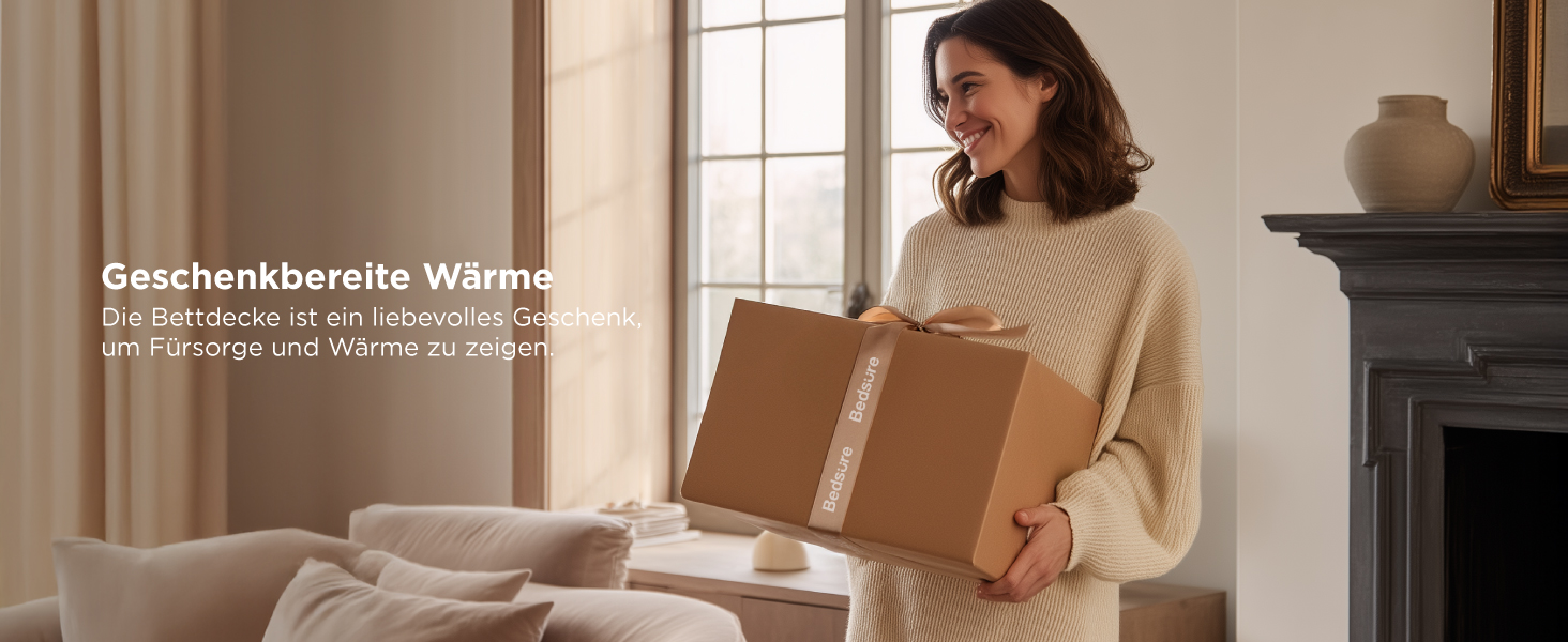 BEDSURE Комплект ковдр 135x200: зимова (450gsm), літня (150gsm) та всесезонна (300gsm) ковдра. Білий колір, 2 шт.