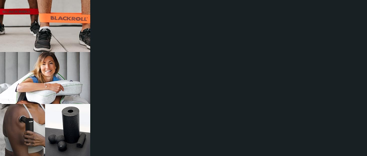 BLACKROLL® Recovery Pillow Set Jersey Anthrazit: ергономічна подушка для шиї та голови з Memory Foam, комплект з додатковим чохлом. Виготовлено в Німеччині. Подушка та чохол антрацитового кольору.